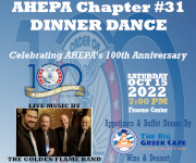 AHEPA Chapter #31 invites you to its Dinner Dance on Saturday, 10/15/2022, at the Frosene Center at St. Sophia Greek Orthodox Cathedral in Washington, DC! Reserved table seating tickets now on sale exclusively at DCGreeks.com! Click here for details!