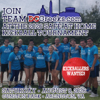 DCGreeks.com is once again fielding a team of Greeks and Philhellenes from all over the DC Metro area to compete in a one-day kickball tournament at Gunston Park in Arlington, VA on Saturday 8/8/26 to benefit Bridges to Independence! Kickballers wanted! Sign-up now! Click here for details!