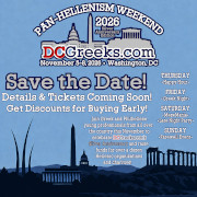 DCGreeks.com, in association with local and national Hellenic organizations, invites Greek-American young adults from across the country to our Nation's Capital from November 5-8, 2026 for Pan-Hellenism Weekend 2026, featuring two Happy Hours, a Friday Greek Night, Saturday Late Night Bouzoukia, and Sunday Farewell Event.  Click here for details!